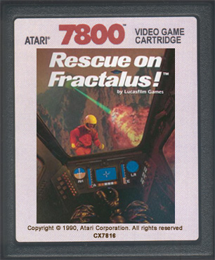 Rescue on Fractalus (Atari 7800)