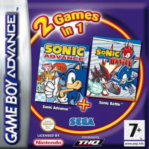 2 in 1 - Sonic Advance & Sonic Battle (Nintendo Gameboy Advance)