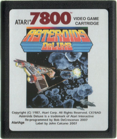 ASTEROIDS Deluxe (Atari 7800)