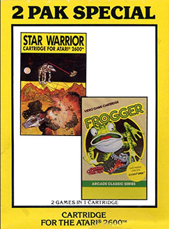 2 Pak Special - Star Warrior, Frogger (Atari 2600)
