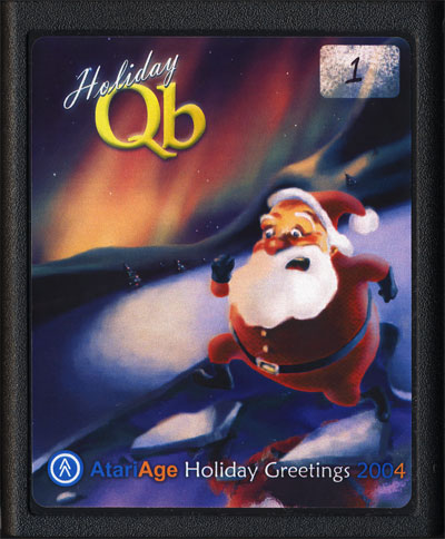 2004 AtariAge Holiday Cart: Holiday Qb (Atari 2600)