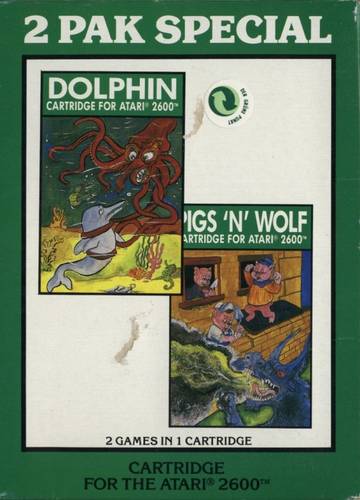 2 Pak Special - Dolphin, Pigs'n wolf (Atari 2600)