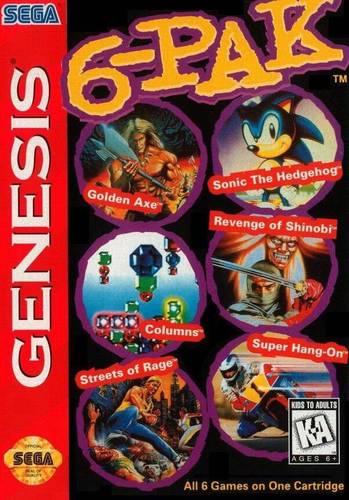 6-Pak (Sega Genesis/MegaDrive)