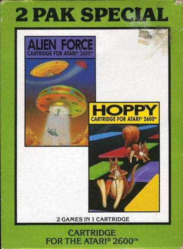 2 Pak Special - Alien Force, Hoppy (Atari 2600)