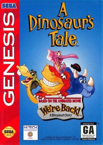A Dinosaur's Tale (Sega Genesis/MegaDrive)