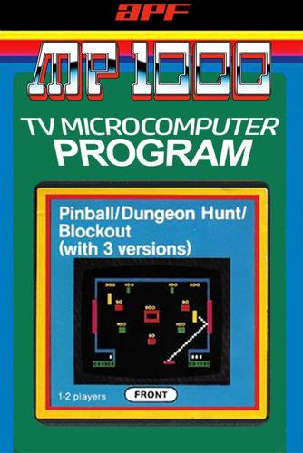Pinball / Dungeon Hunt / Blockout (APF Imagination Machine)