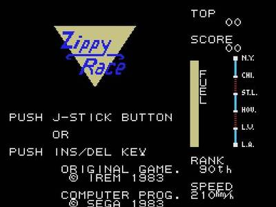 Zippy Race (SG-1000 ROM)