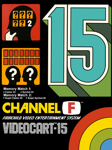 Videocart-15: Memory Match 1 & 2 (Channel F)